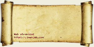 Jovana Erak vizit kartica